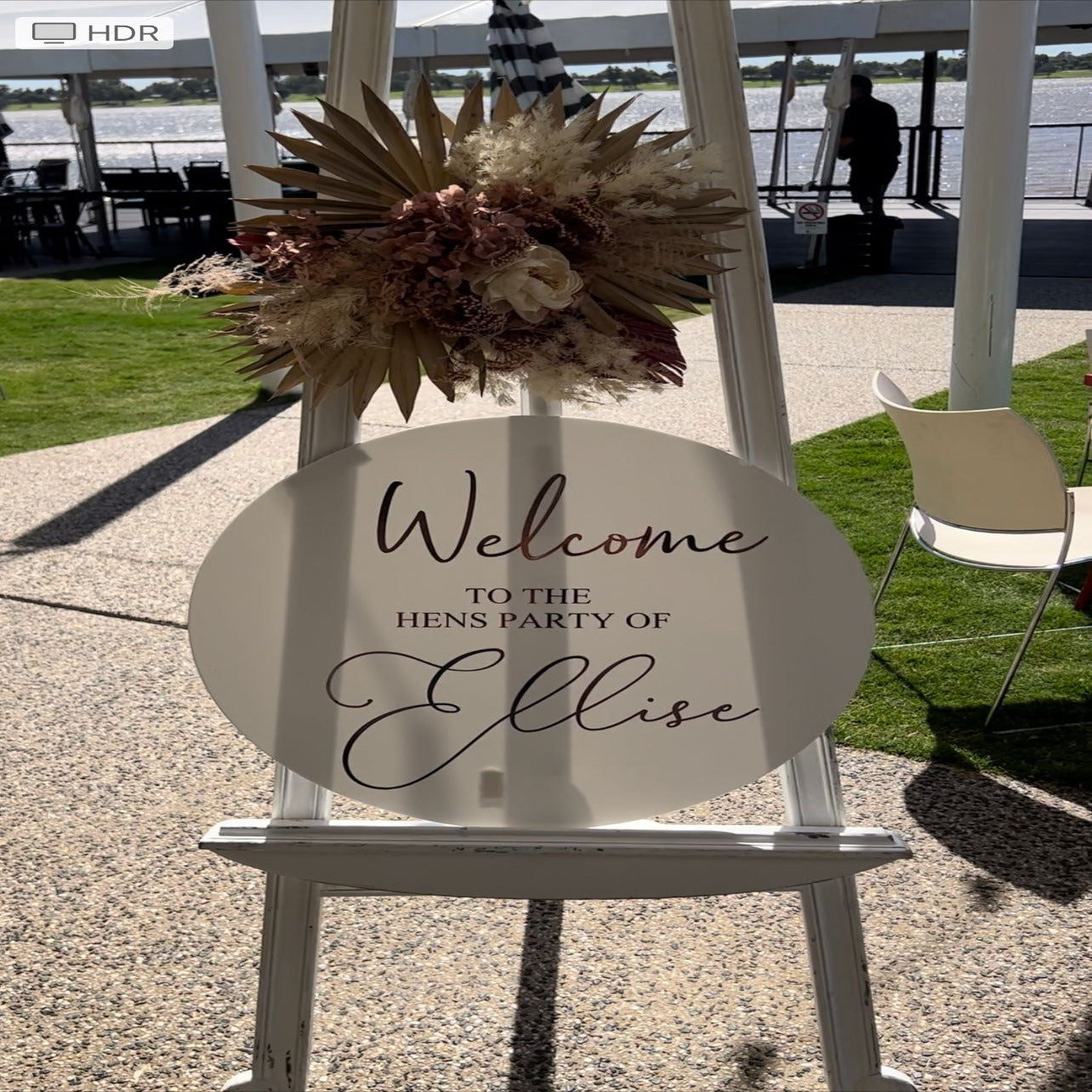 DUSTY PINK DRIED FLOWER ARRANGEMENT Wagga Event Hire