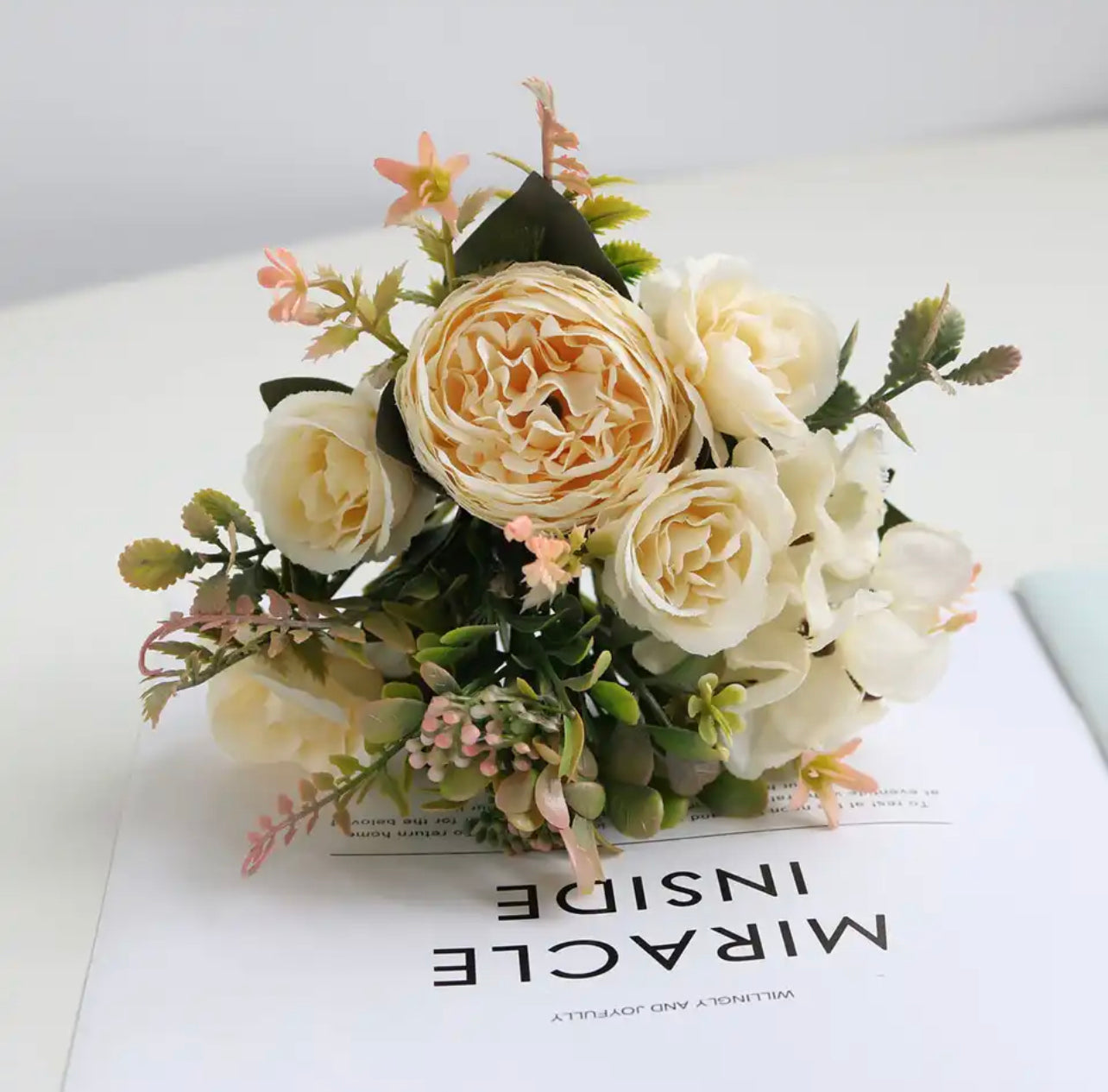CREAM FLOWER ARRANGEMENT Wagga Event Hire