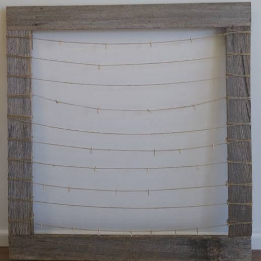 RUSTIC FRAME WITH TWINE – Wagga Event Hire