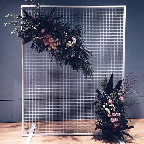 METAL RECTANGLE MESH BACKDROP – Wagga Event Hire